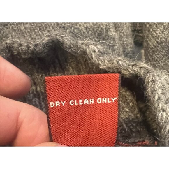 Sundance Women’s Sweater Medium Size Gray Wool Alpaca Long Sleeves - Picture 10 of 10